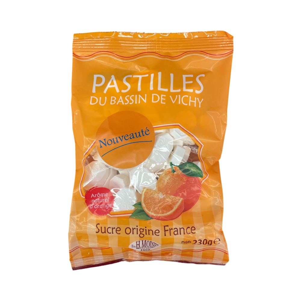 Sachet de pastilles de Vichy à l'orange